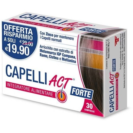 F&f Capelli Act Forte 30 Compresse