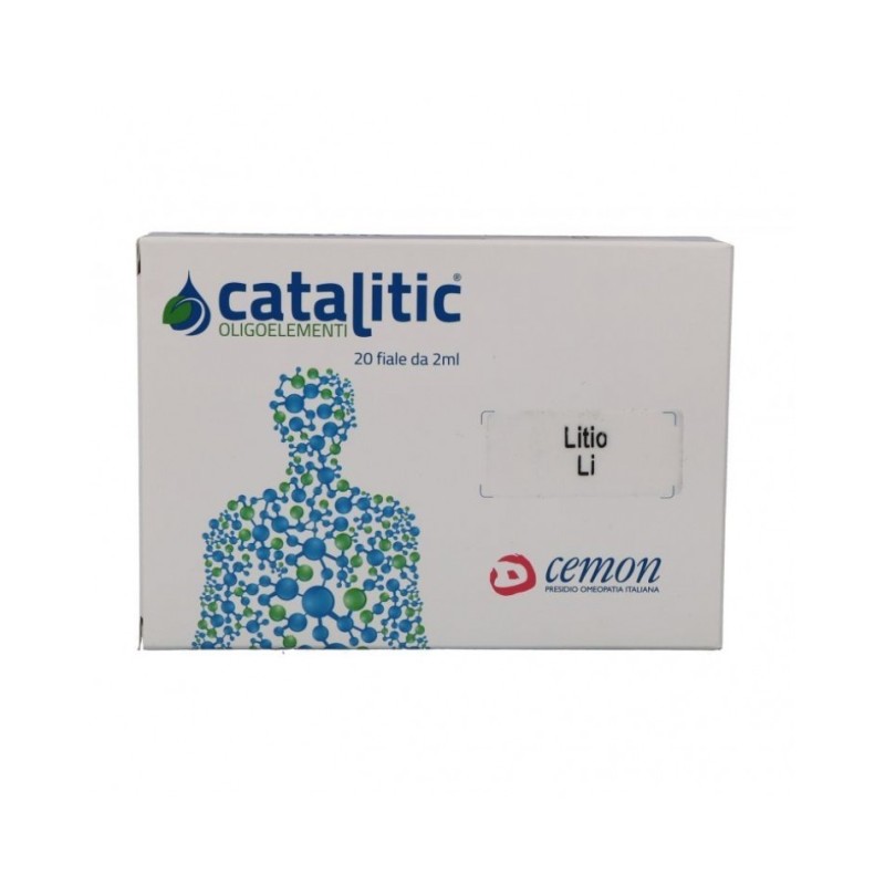 Cemon Catalitic Oligoelementi Litio Li 20 Fiale 2 Ml