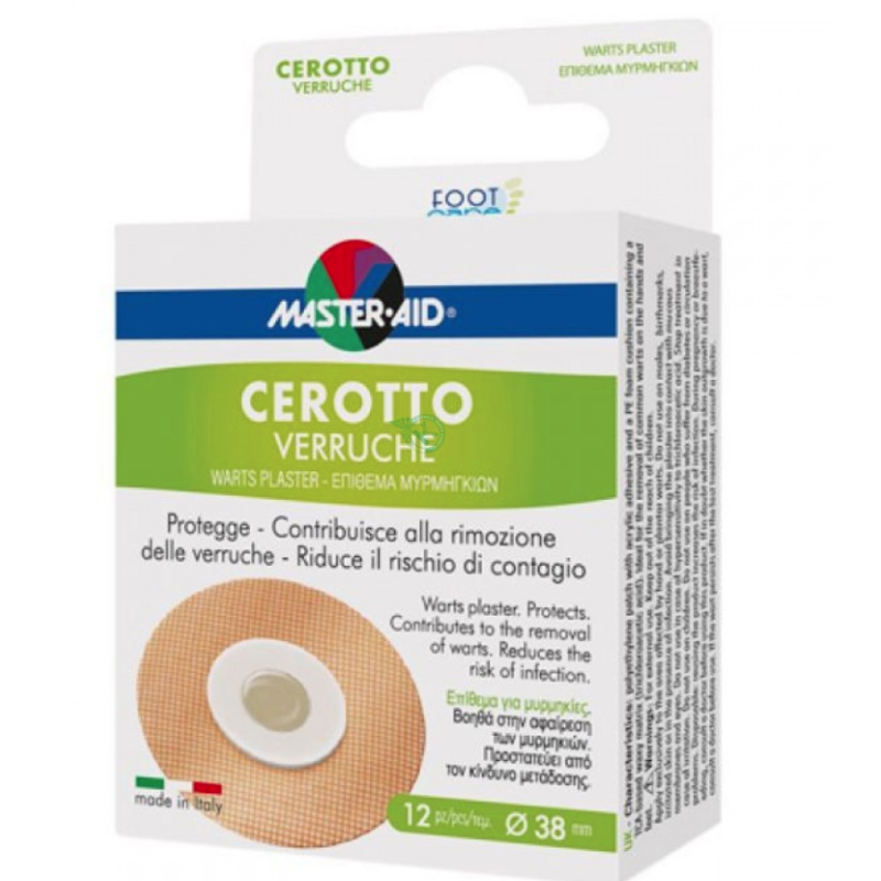 Pietrasanta Pharma Cerotto Verruche Master-aid Footcare Piedi/mani 16 Pezzi E4