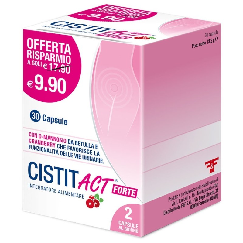 F&f Cistit Act Forte 30 Capsule