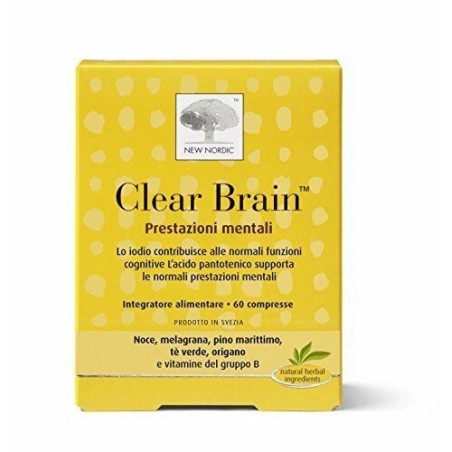 New Nordic Clear Brain 60 Compresse