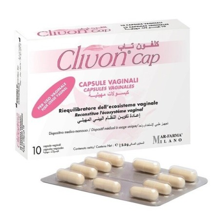 Mar-farma Clivon Cap Nuova Formula 10 Capsule Vaginali