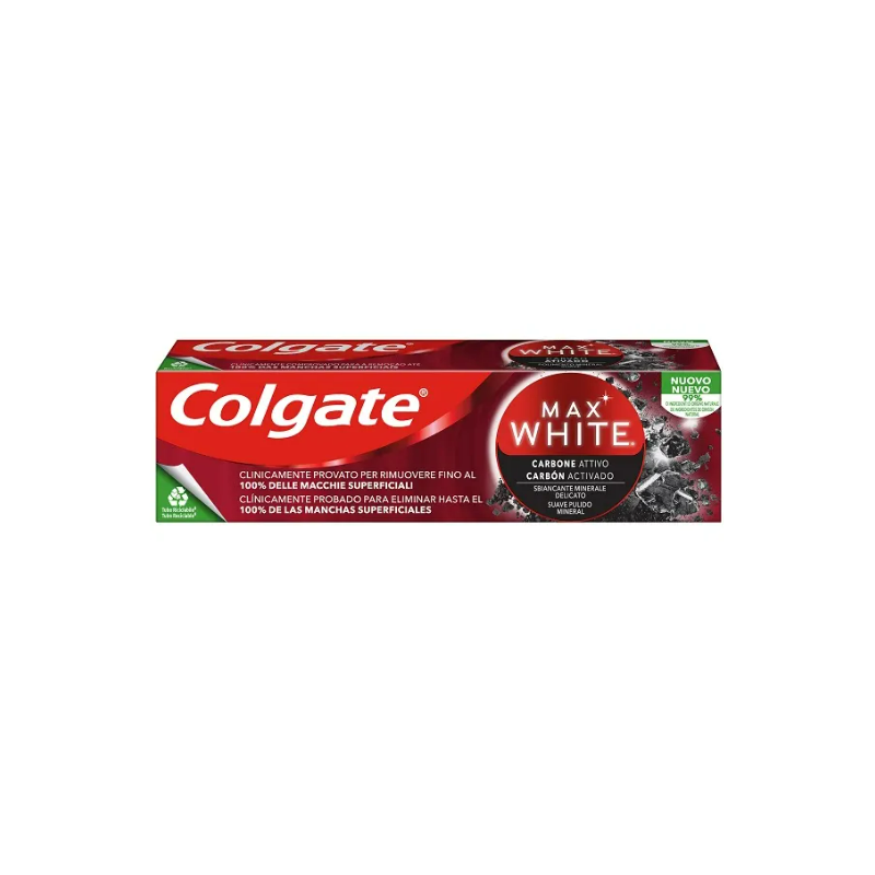 Colgate-palmolive Commerc. Colgate Max White Expert White Carbon Dentifricio 75 Ml