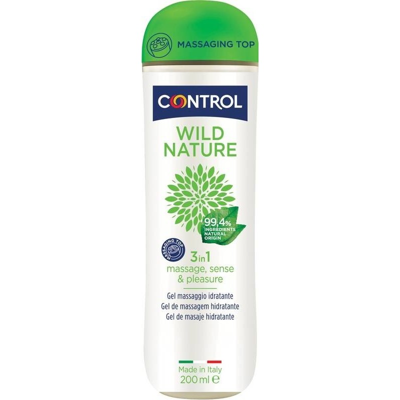 Artsana Control Wild Nature Massage Gel Massaggio 3 In 1 200 Ml