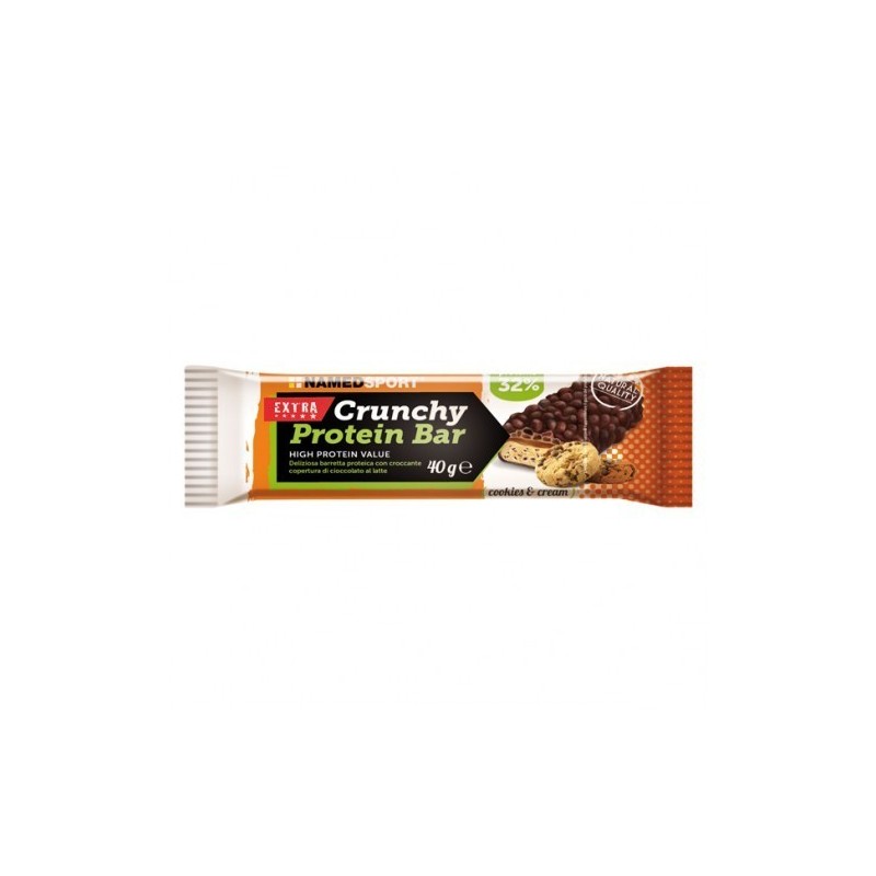 Namedsport Crunchy Proteinbar Cookies & Cream 1 Pezzo 40 G