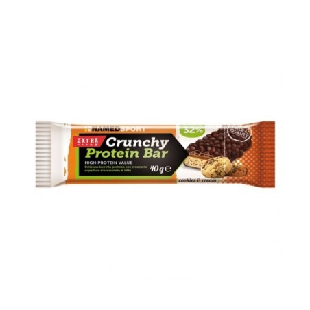 Namedsport Crunchy Proteinbar Cookies & Cream 1 Pezzo 40 G