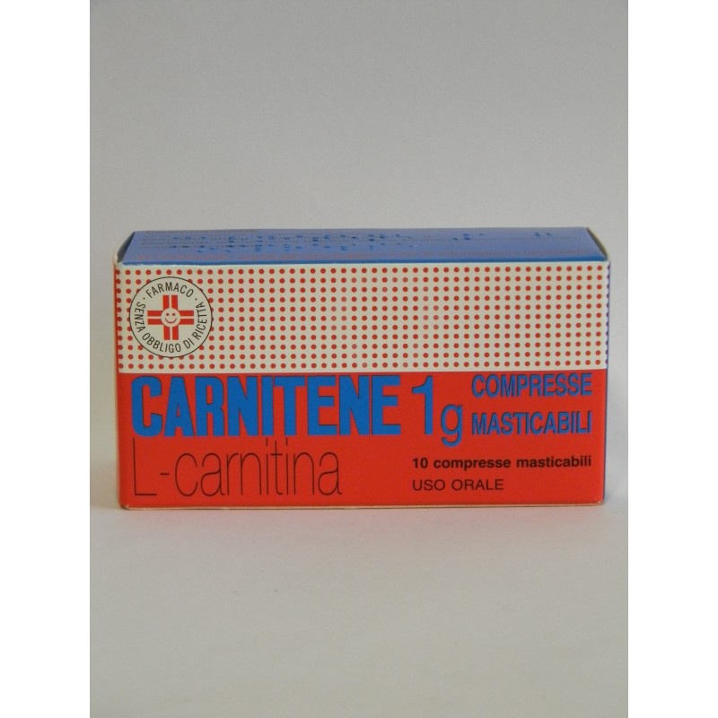 Alfasigma Carnitene 1 G/10 Ml Soluzione Orale Carnitene 1,5 G/5 Ml Soluzione Orale Carnitene 1 G Compresse Masticabili L-carniti