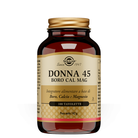 Solgar It. Multinutrient Donna 45 Boro Cal Mag 100 Tavolette