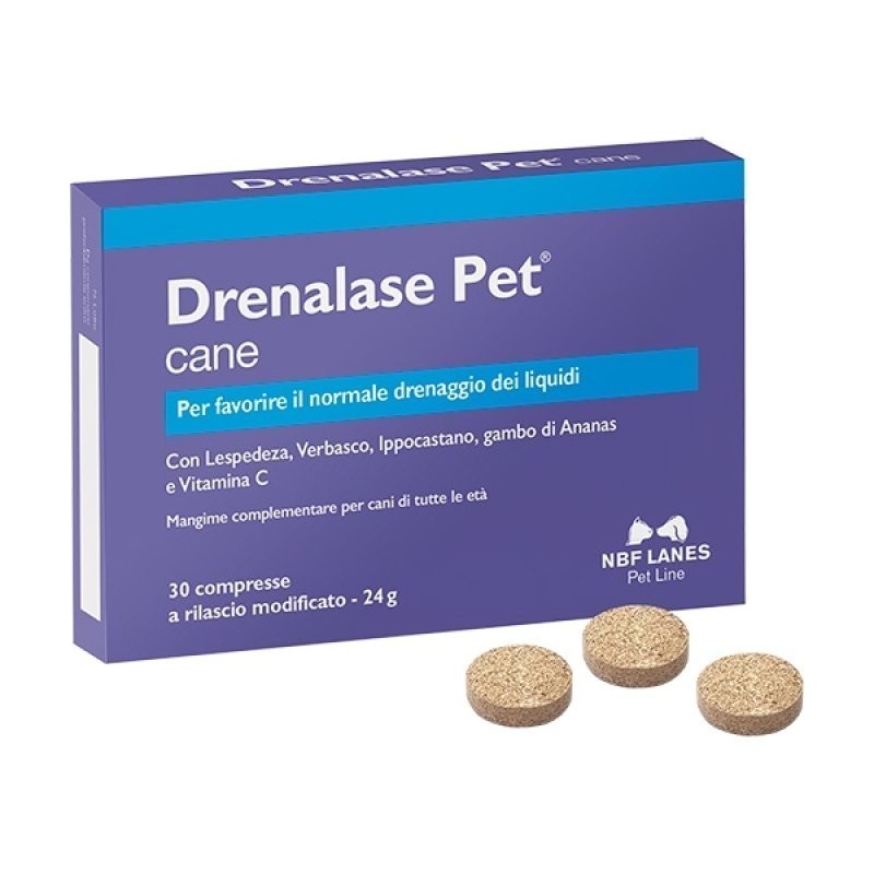 N. B. F. Lanes Drenalase Pet 30 Compresse