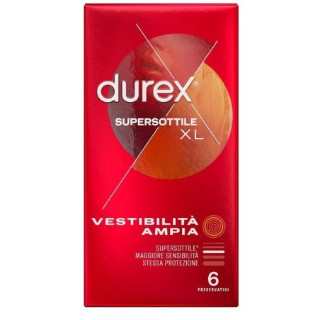 Reckitt Benckiser H. Profilattico Durex Supersottile Xl 6 Pezzi