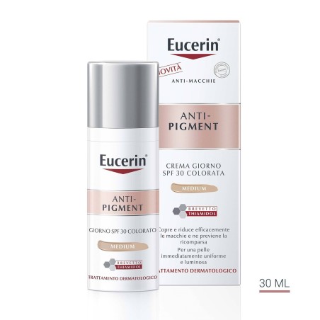 Beiersdorf Eucerin Anti-pigment Giorno Spf30 Colorato Medium 50 Ml