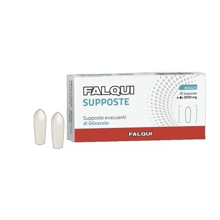 Falqui Prodotti Farmac. Supposte Falqui 18 Supposte Con Glicerina 2500mg Adulti