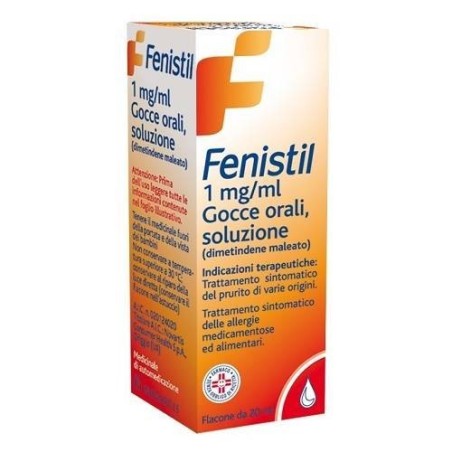 Haleon Italy Fenistil 1 Mg/ml Gocce Orali, Soluzione Fenistil 1 Mg Compresse Rivestite Dimetindene Maleato