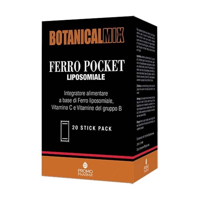 Promopharma Ferro Pocket Botanical Mix 20 Stick Da 2 G