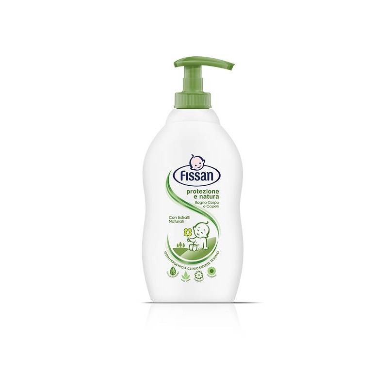 Fissan Baby Protezione E Natura Bagno Corpo Capelli 400 Ml