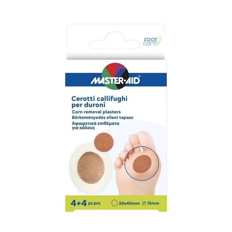 Pietrasanta Pharma Cerotto Callifugo Master-aid Footcare Per Duroni 4+4 Pezzi B1