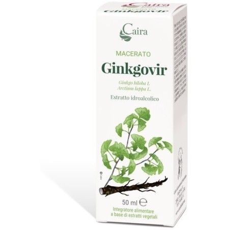 Caira Laboratorio Erboristico Caira Ginkgovir Macerato Idroalcolico Gocce 50 Ml