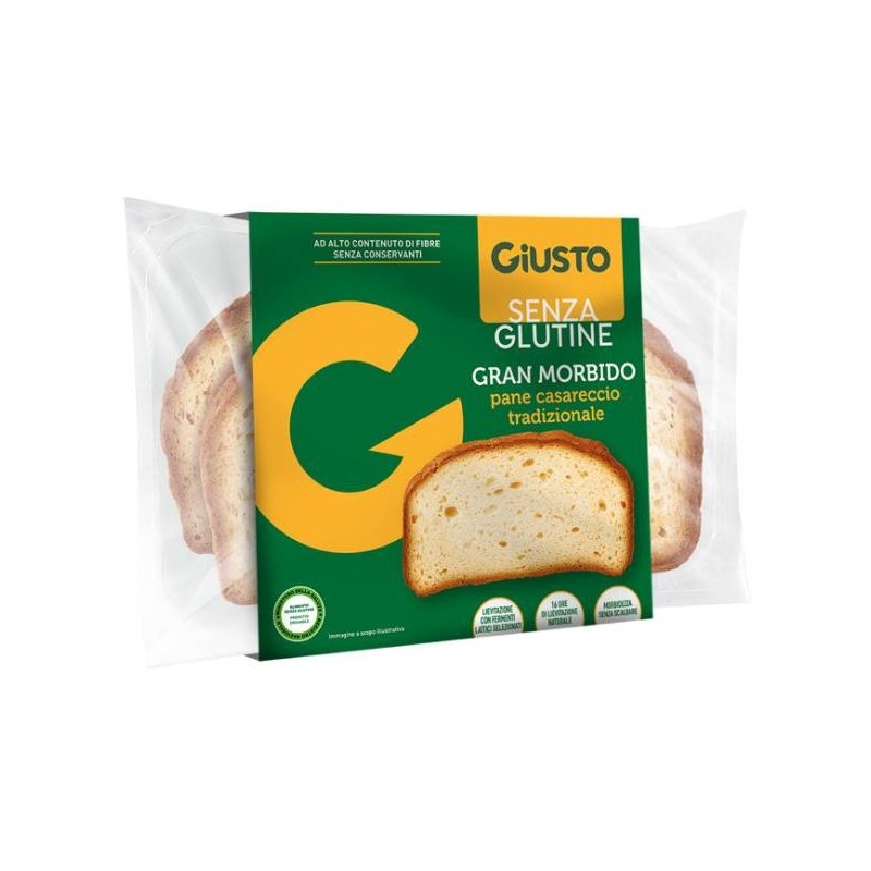 Farmafood Giusto Senza Glutine Gran Morbido Pane Casareccio 200 G