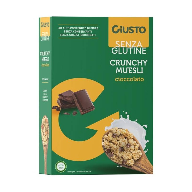 Farmafood Giusto Senza Glutine Muesli Avena E Cioccolato 375 G