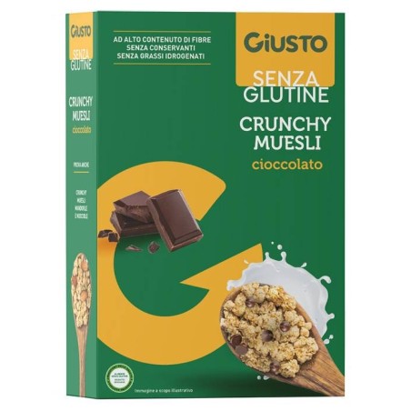 Farmafood Giusto Senza Glutine Muesli Avena E Cioccolato 375 G