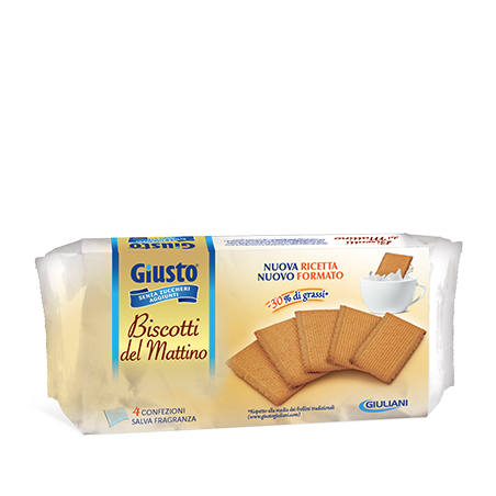 Farmafood Giusto Senza Zucchero Biscotti Mattino 350 G