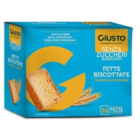 Farmafood Giusto Senza Zucchero Fette Biscottate 300 G