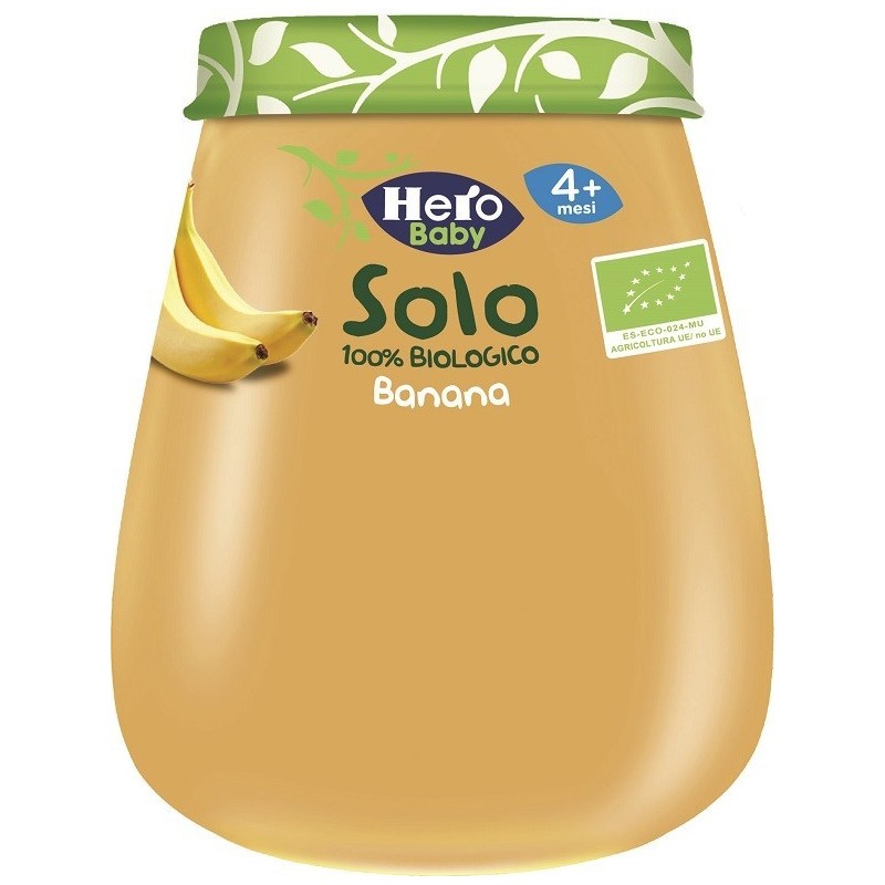 Fater Hero Solo Omogeneizzato Banana 100% Bio 120 G