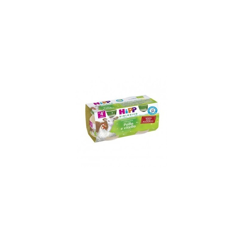 Hipp Italia Hipp Bio Hipp Bio Omogeneizzato Pollo Vitello 2x80 G