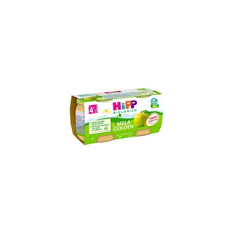 Hipp Italia Hipp Bio Omogeneizzato Mela Golden 2 X 80 G