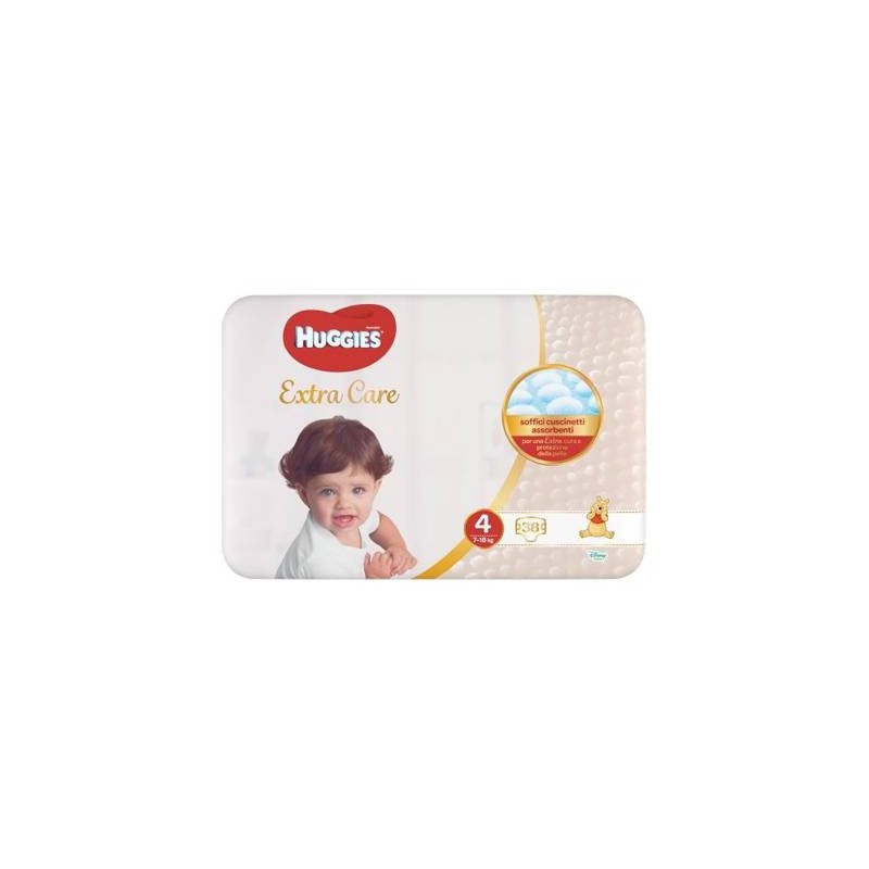 Kimberly Clark Italia Huggies Extra Care Grande 4 38 Pezzi