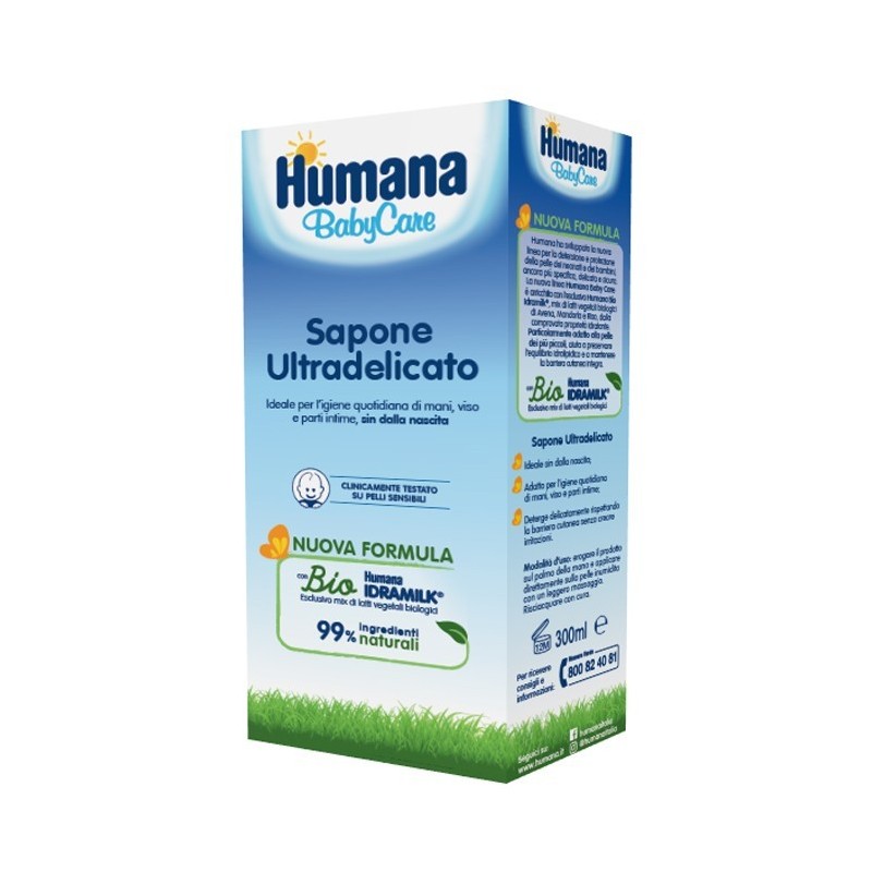 Humana Italia Humana Baby Care Sapone Liquido 300 Ml