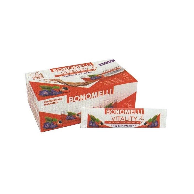 Bonomelli Integratore Botanico Vitality 14 Sticks