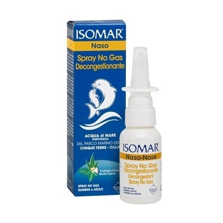 Euritalia Pharma Isomar Soluzione Acqua Mare Naso Ipertonica Naso Spray Decongestionante 30 Ml