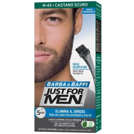 Combe Italia Just For Men Barba & Baffi M45 Castano Scuro 51 G