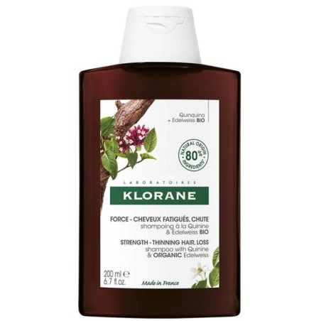 Klorane Shampoo Chinina-stella Alpina Bio 200 Ml