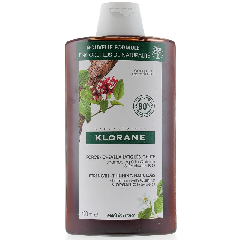 Klorane Shampoo Chinina-stella Alpina Bio 400 Ml