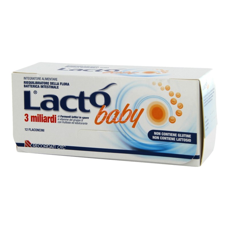 Recordati Lacto Baby 12 Flaconcini 3 Miliardi 10 Ml