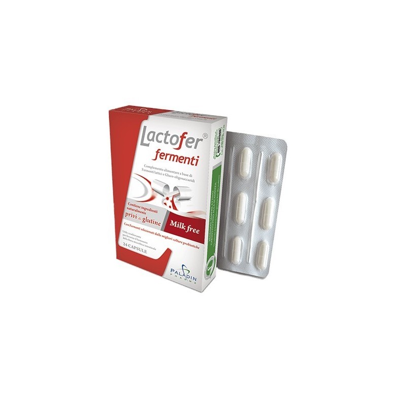 Paladin Pharma Lactofer Fermenti 24 Capsule