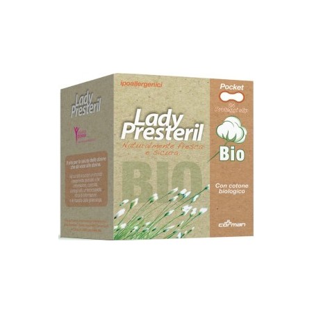 Corman Lady Presteril Pocket Proteggi Slip Bio 10 Pezzi