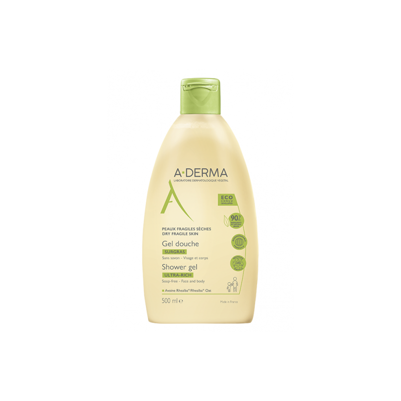 Aderma Les Indispensables Gel Doccia Surgras 500 Ml