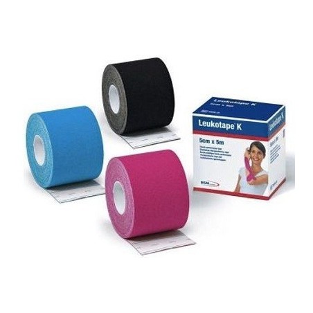 Essity Italy Benda Adesiva Leukotape K Per Taping Fisioterapico Larghezza 5 Cm Lunghezza 5 M Colore Rosa In Rotolo