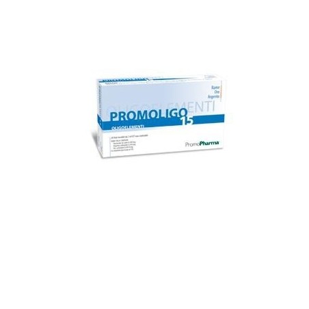 Promopharma Promoligo 15 Rame/oro/argento 20 Fiale 2 Ml