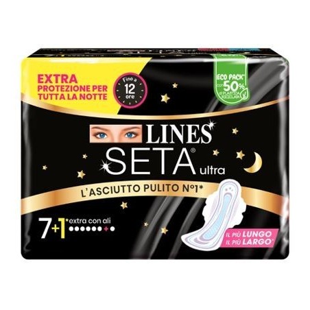 Fater Lines Seta Ultra Assorbenti Extra Dwct 7+1 Pezzi