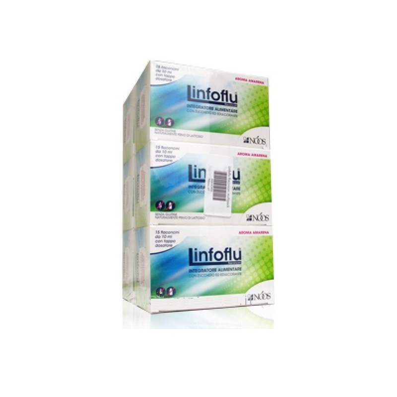 Noos Linfoflu Multipack Confezione Multipla Da 6 Astucci X 15 Flaconi Da 10 Ml