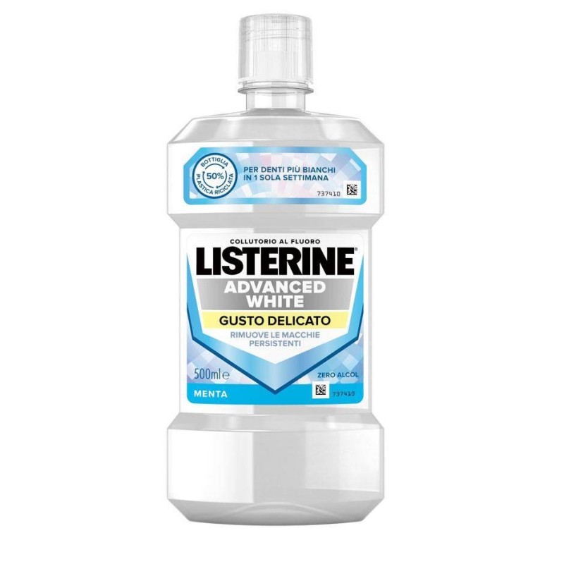 Johnson & Johnson Listerine Advanced White Gusto Delicato 500 Ml