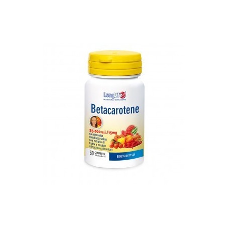 Longlife Betacarotene 25000 Ui 30 Compresse