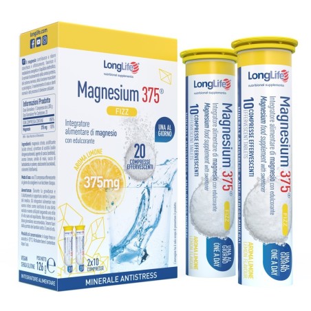 Longlife Magnesium 375 Fizz 20 Compresse Effervescenti