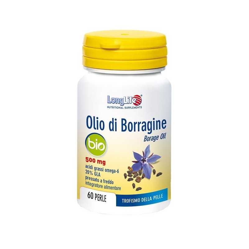 Longlife Olio Borragine Bio 60 Perle