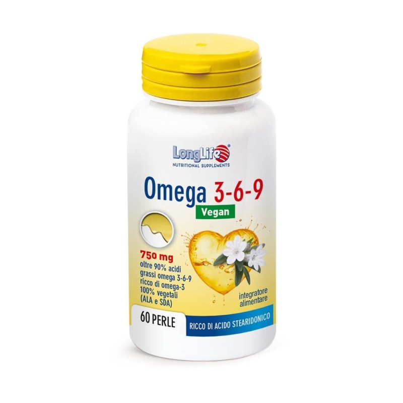 Longlife Omega 369 Vegan 750 Mg 60 Perle