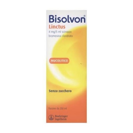 Opella Healthcare Italy Bisolvon Linctus 4 Mg/5 Ml Sciroppo - Gusto Cioccolato-ciliegia Bromexina Cloridrato